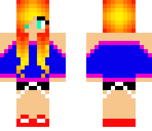 cute fire girl