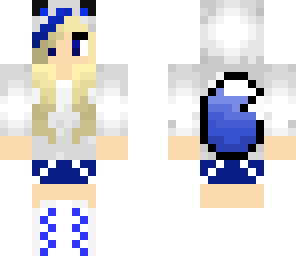 blue wolf girl