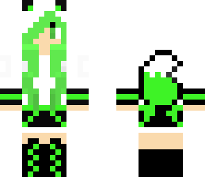 epic mint wolf girl
