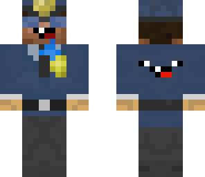 derpy steve as a police officer