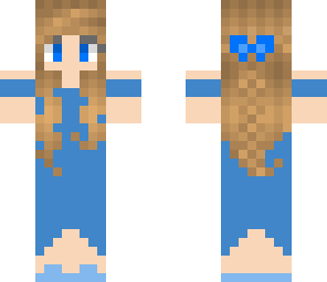 blue dress