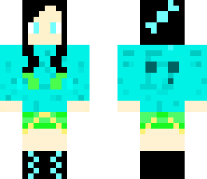 blue slime girl