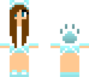 brown hair paw girl