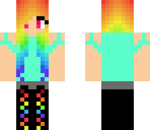 cute rainbow gal