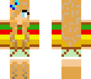 cheeseburger or hamburger girl