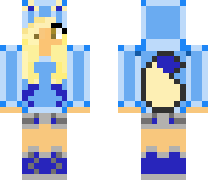 super cute blonde wolf girl