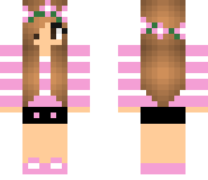 pink shirt girl