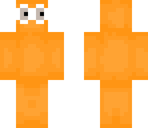 orange skin with big eyes