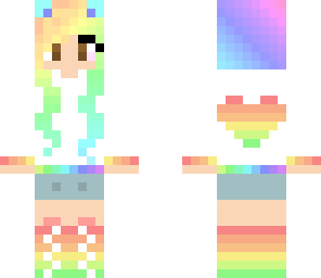 rainbow girl