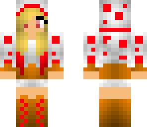 red spots girl