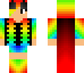 rainbow cape | Minecraft Skins