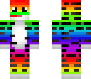 rainbow tiger with headphones