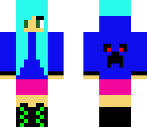 blue creeper girl
