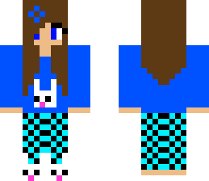 blue pajama girl