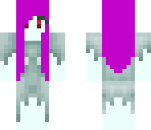 purple hair ghost girl