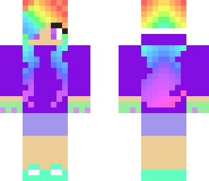 rainbow girl