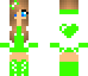 green love girl
