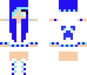 blue creeper girl