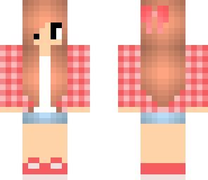 red checkered girl