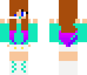 blue headset girl