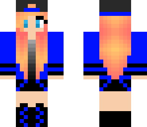 blue girl
