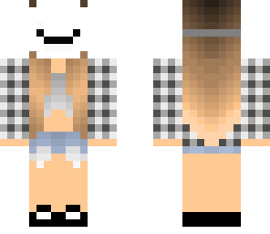 blond mask girl