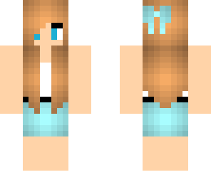blue classy girl