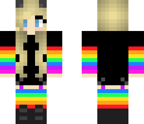 rainbow girl