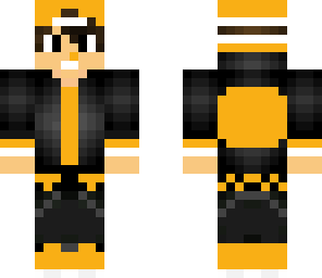 orange gamer boy