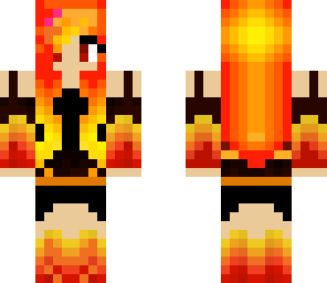 cute fire girl