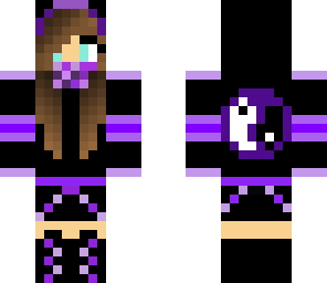 purple ninja girl
