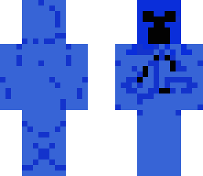 blue splatterd guy
