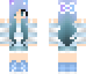 blue girl