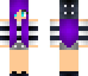 purple hair girl