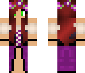 maiden in purple