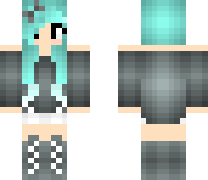 teal hair