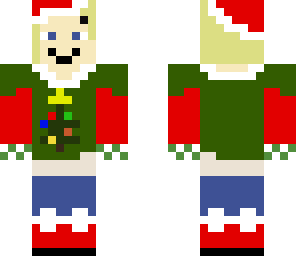 christmas cartoon character i drew