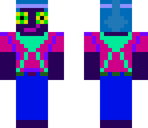 neon-ish skin
