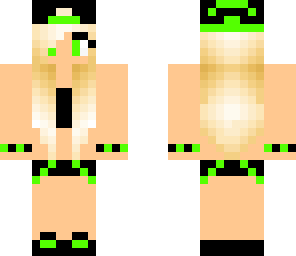 black and green girl