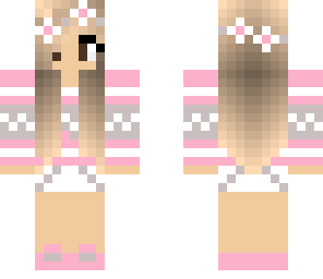 pink winter girl