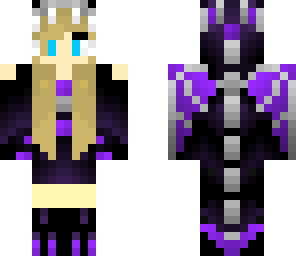 purple enderdragon girl