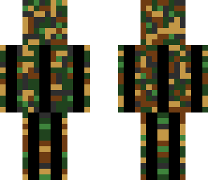 camo stick figure
