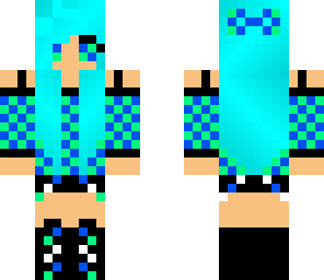 checkered bluegreen
