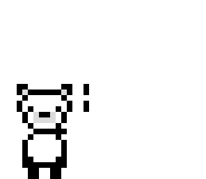 a cute panda original
