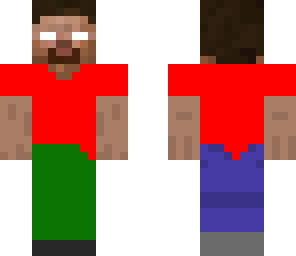 herobrine red shirt
