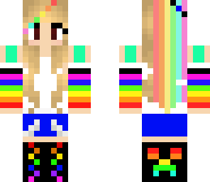rainbow girl