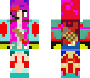 the walking dead colourful girl