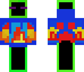 cool flaming endermn