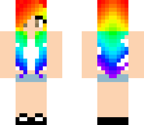rainbow girl