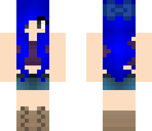 sapphire blue girl
